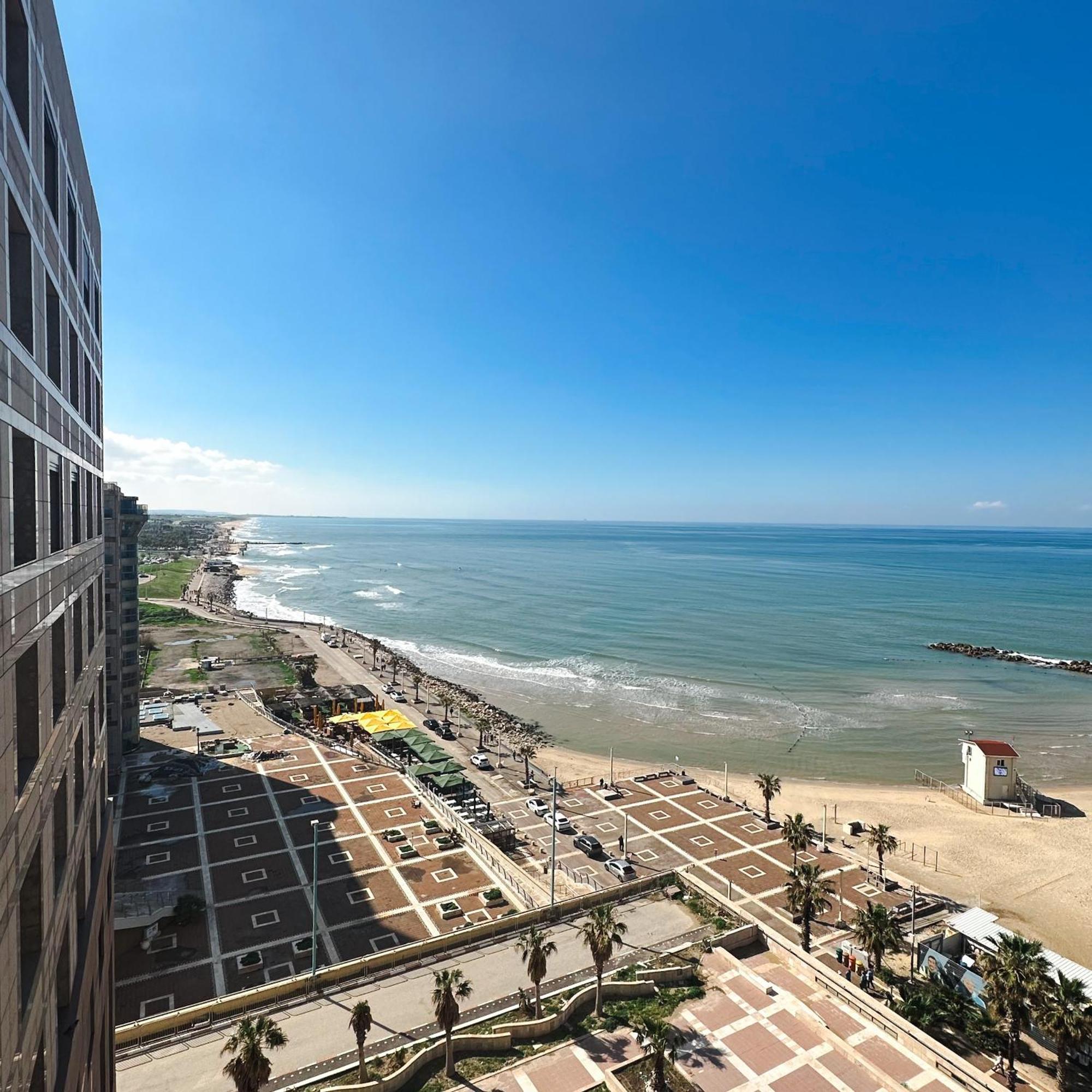 Haifa Almog Tower- "Blue Reef" Suite On The Sea Zewnętrze zdjęcie